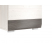 BLANCO 11 sosna śnieżna/MDF new grey - biurko