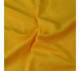 Froté prostěradlo sytě žluté 100x200