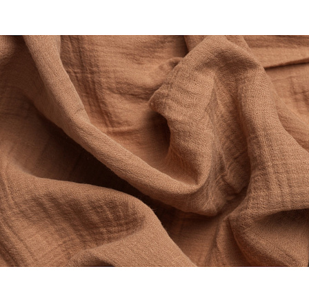 Francouzské mušelínové povlečení hnědé 240x220