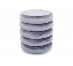 CALVI puff, Szürke Bársony