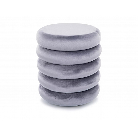 CALVI puff, Szürke Bársony