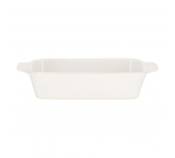 Mazzoni sütőtál 31 cm fehér, fogantyúkkal
