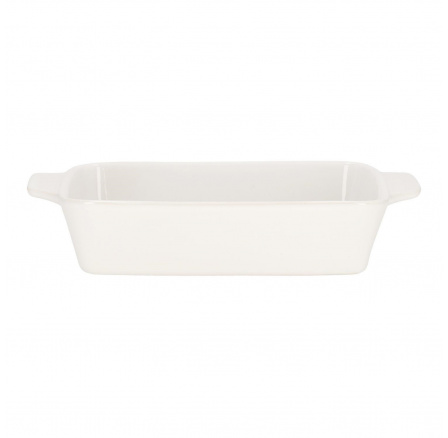 Mazzoni sütőtál 31 cm fehér, fogantyúkkal