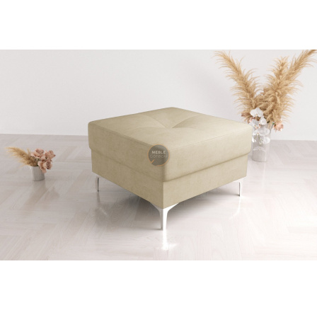 PUFA Z POJEMNIKIEM 55x55 CM - Odcienie beżu