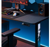 140 cm-es, állítható magasságú X-TENSIO fekete játékasztal