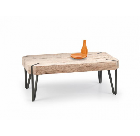 Konferenční stůl EMILY /Dub San Remo+černá Konferenční stůl EMILY /Dub San Remo+černá