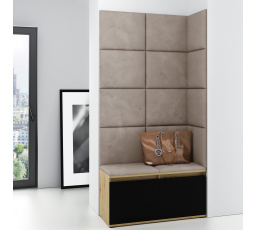 EMI 2 előszobafal, Trinity 03/Artisan + fekete