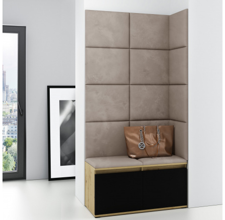 EMI 2 előszobafal, Trinity 03/Artisan + fekete