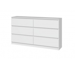Komoda Malvína M6 140, bílá