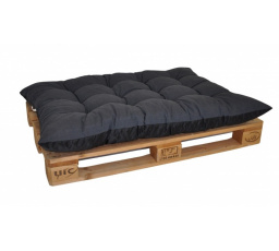 Paletový sedák / zahradní matrace tmavě šedý melír