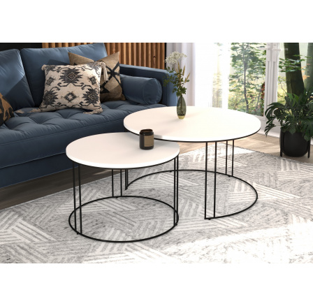 Konferencia asztal 2 az 1-ben ETTA Fekete+Fehér