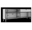 Dullum 200 Sideboard White Biały 200x75 Not applicable