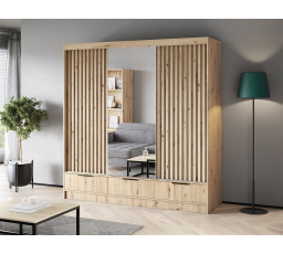 Voodi III Dąb Artisan 180x204 Not applicable