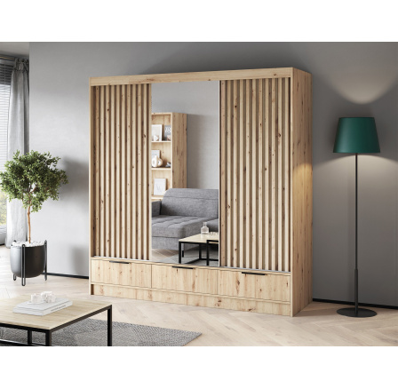 Voodi III Dąb Artisan 180x204 Not applicable