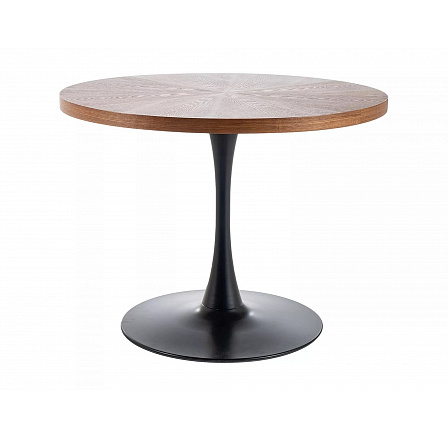 AMADEO étkezőasztal, Dió/Fekete matt