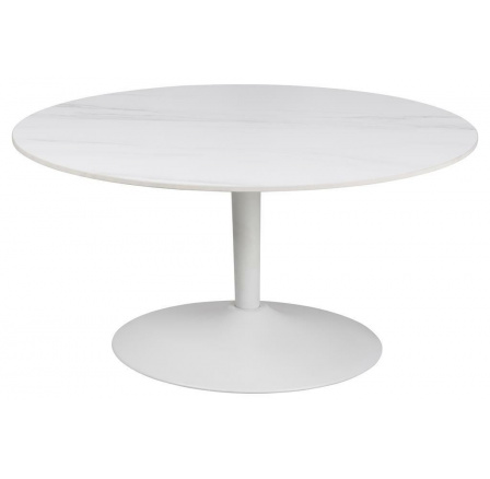 60 cm-es Malta fehér dohányzóasztal