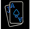 Lámpa Kártya Neon LED