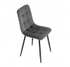 Jídelní židle, šedá, sametová látka, CT-281 GREY4