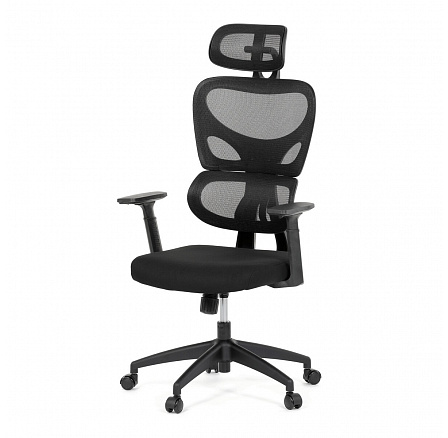 Kancelářská židle, houpací mechanismus, černá, KA-K2080 BK