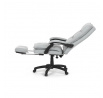Kancelářské křeslo, synchronní mechanismus, stříbrná látka, KA-Y350 SIL