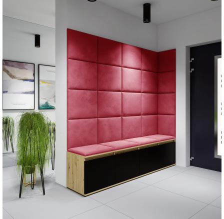 EMI 3 előszobafal, Trinity 09/Artisan+fekete