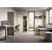 ALESSIO AE 10 íróasztal, Eukaliptusz/Baltic Dune Tölgy