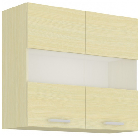 Kuchyňská horní skříňka CHRISTIO 80GS-72-2F, Dub ferrara