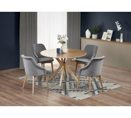 NICOLAS étkezőasztal, természetes tölgy