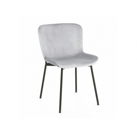 KRZESŁO COLBY VELVET CZARNY STELAŻ / J. SZARY BLUVEL 03 KRZESŁO COLBY VELVET CZARNY STELAŻ / J. SZARY BLUVEL 03
