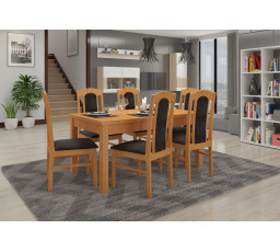 RODOS 53 Asztal és szék készlet, Égerfa