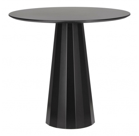 Florero fekete asztal