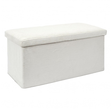 Összecsukható fehér Velse Scott puff