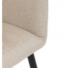 Jídelní židle, béžová, látka, DCH-P3146 CRM2
