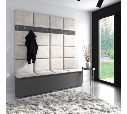 EMI 4 előszobafal, Trinity 01/Grafit