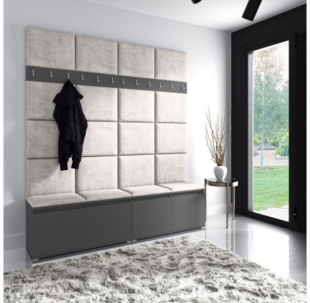 EMI 4 előszobafal, Trinity 01/Grafit