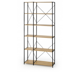 REG19 polc, sonoma tölgy/fekete