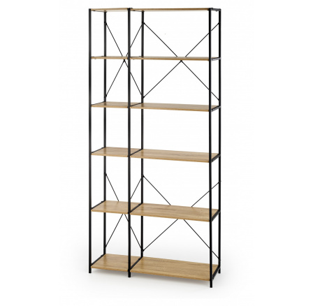 REG19 polc, sonoma tölgy/fekete