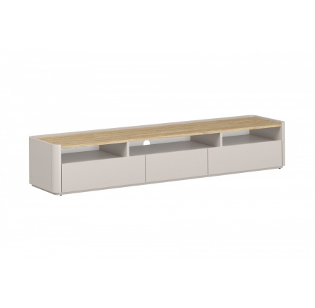 ELIVO RTV 200 1K2SZ - cashmere / dąb olejowany