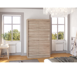 Tolóajtós szekrény COLLIN 120 Truffle+Truffle