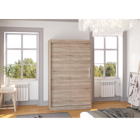 Tolóajtós szekrény COLLIN 120 Truffle+Truffle