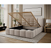 Bed Edvige+ wooden frame/ gas lift / bedding box 180x200 Royal 18 Not applicable 1