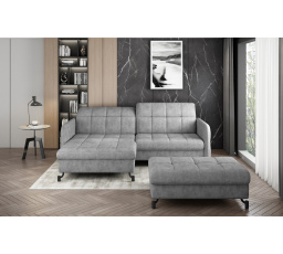 Narożnik Lorelle + Pouf Dora 90 110x200 Left 1