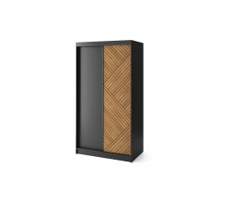 Marrphy II Dąb Caramel, Czarny Mat 220x60