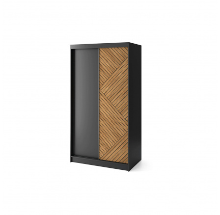 Marrphy II Dąb Caramel, Czarny Mat 220x60