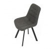 Jídelní židle, šedá, látka vintage, HC-V3066 GREY3