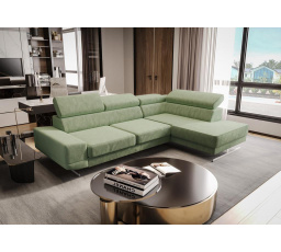 NAROŻNIK MILANO I - Odcienie oliwkowego , prawa