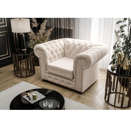 FOTEL MANCHESTER - Odcienie beżu