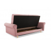 KRYSTYNA Kihúzható Kanapé Rózsaszín, Norn 52