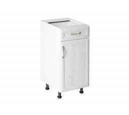 Sycylia D40S1-P alsó konyhaszekrény, fehér