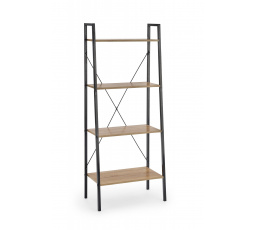 NARVIK REG2 polc, fekete/sonoma tölgy